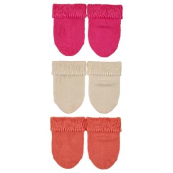 Sterntaler First Baby Socks 3-Pack Uni Pink