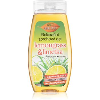 Bione Cosmetics Lemongrass & Limetka relaksujący żel pod prysznic Relaksujący żel pod prysznic dla kobiet 260 ml