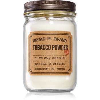 KOBO Broad St. Brand Tobacco Powder świeczka zapachowa (Apothecary) 360 g