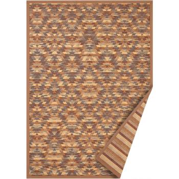 Brązowy dwustronny dywan Narma Vergi, 100x160 cm