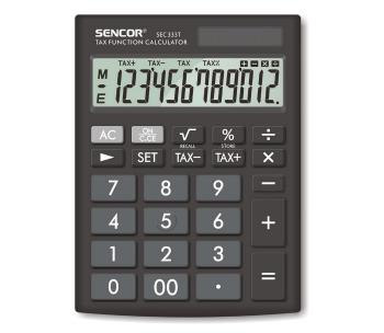 Sencor - Kalkulator stołowy 1xLR1130 czarny