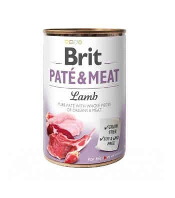 BRIT Pate&amp;Meat lamb 6 x 400 g pasztet z jagnięciną
