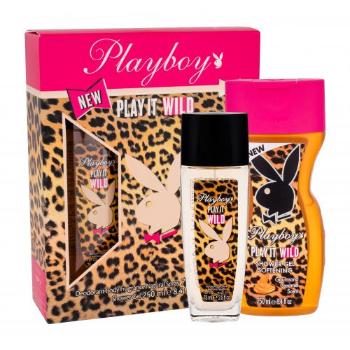 Playboy Play It Wild For Her zestaw 75ml Deodorant + 250ml Żel pod prysznic dla kobiet