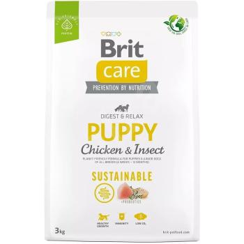 BRIT Care Sustainable Puppy z kurczakiem i insektami 3 kg