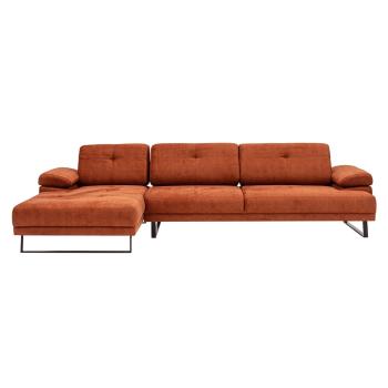 Orange Artie Mustang sofa narożna, lewy narożnik