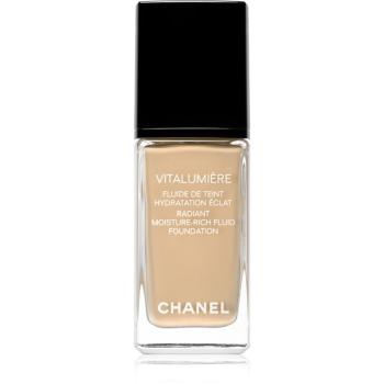 Chanel Vitalumière Radiant Moisture Rich Fluid Foundation rozświetlający podkład nawilżający odcień 40 - Beige 30 ml