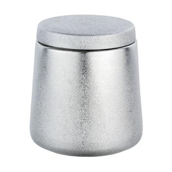 Pojemnik ceramiczny w srebrnej barwie Wenko Glimma