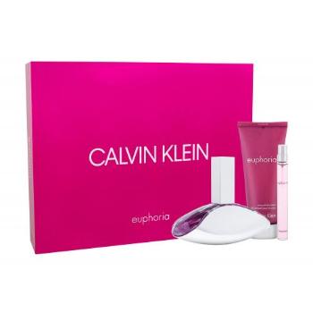 Calvin Klein Euphoria zestaw Edp 50ml + 100ml Balsam + 10ml Edt Roll-on dla kobiet