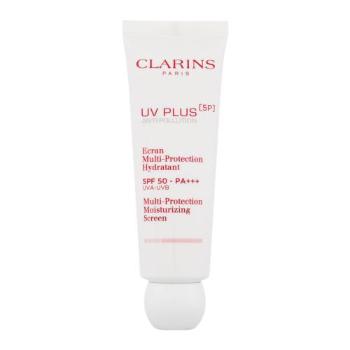 Clarins UV Plus 5P Multi-Protection Moisturizing Screen SPF50 50 ml preparat do opalania twarzy dla kobiet Rose