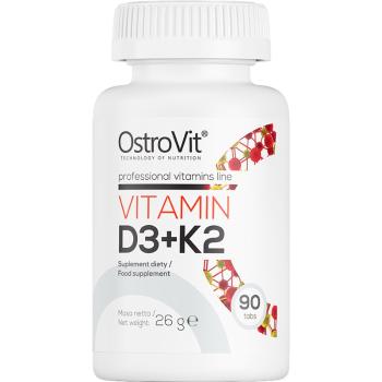 OstroVit Witamina D3 + K2 suplement diety do wspomagania zdrowia kości i zębów 90 tabletek
