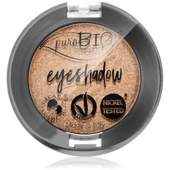 puroBIO Cosmetics Compact Eyeshadows cienie do powiek odcień 01 Champagne 2,5 g