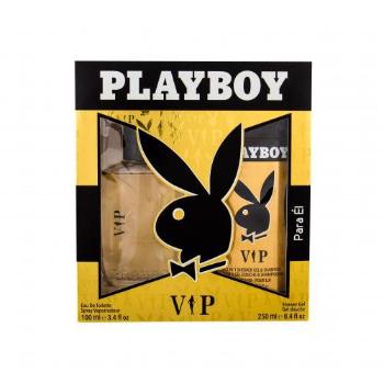 Playboy VIP For Him zestaw Edt 100 ml + Żel pod prysznic 250 ml dla mężczyzn Uszkodzone pudełko