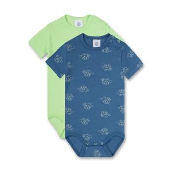 Sanetta Bodysuit Twin Pack S child toads blue/green