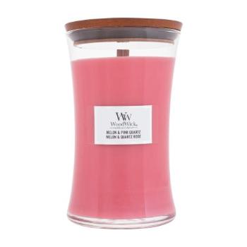 WoodWick Melon & Pink Quartz 610 g świeczka zapachowa unisex