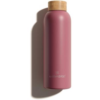 Waterdrop Steel butelka na wodę ze stali nierdzewnej kolor Pink Matt 600 ml