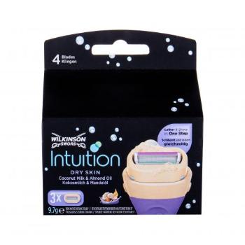 Wilkinson Sword Intuition Dry Skin 3 szt wkład do maszynki dla kobiet Uszkodzone pudełko