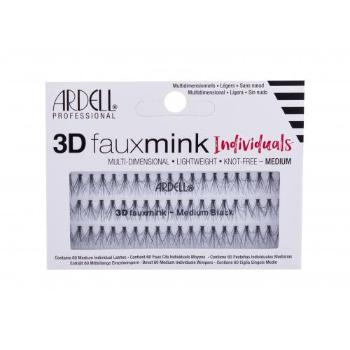 Ardell 3D Faux Mink Individuals Medium 60 szt sztuczne rzęsy dla kobiet Black