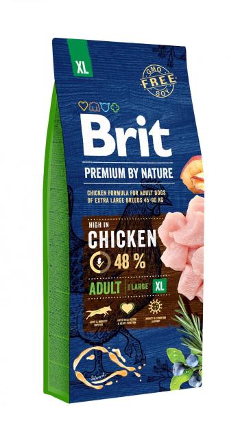 BRIT dog Premium by Nature ADULT XL - 5 x 3kg