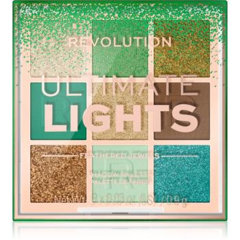 Makeup Revolution Ultimate Lights paleta cieni do powiek odcień Jewels 8,1 g