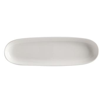 Biały porcelanowy talerz Maxwell & Williams Basic, 40x12,5 cm