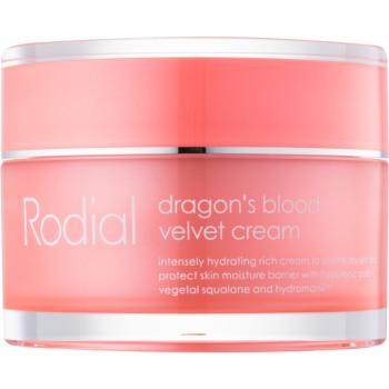 Rodial Dragon's Blood Velvet Cream krem do twarzy z kwasem hialuronowym do skóry suchej 50 ml