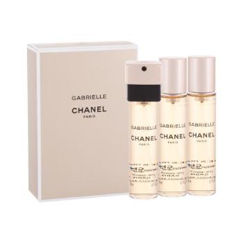 Chanel Gabrielle 3x20 ml woda perfumowana dla kobiet Uszkodzone pudełko