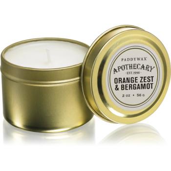Paddywax Apothecary Orange Zest & Bergamot świeczka zapachowa w puszcze 56 g