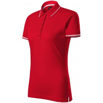 Damska koszulka polo z krótkim rękawem, formula red, XL