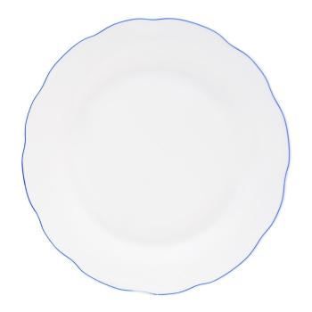 Biały talerz porcelanowy Orion Blue Line, ⌀ 26,5 cm