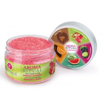 Dermacol Aroma Ritual Rhubarb & Strawberry 200 g peeling do ciała dla kobiet
