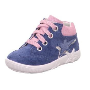 superfit Girls Low shoe Star light niebieski/różowy (średni)