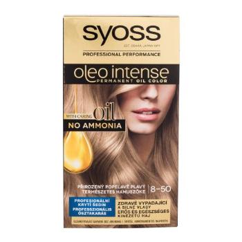 Syoss Oleo Intense Permanent Oil Color 50 ml farba do włosów dla kobiet 8-50 Natural Ashy Blond
