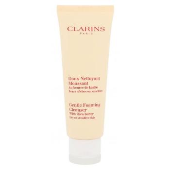 Clarins Gentle Foaming Cleanser Dry Skin 125 ml pianka oczyszczająca dla kobiet Uszkodzone pudełko