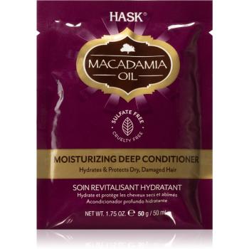 HASK Macadamia Oil odżywka nawilżająca do włosów suchych, zniszczonych i po zabiegach chemicznych 50 ml