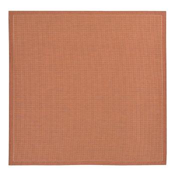 Pomarańczowy dywan odpowiedni na zewnątrz Floorita Tatami, 200x200 cm
