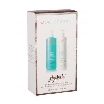 Moroccanoil Hydration zestaw Szampon 500 ml + Odżywka 500 ml dla kobiet Uszkodzone pudełko