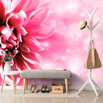 Samoprzylepna tapeta różowy kwiat - 450x300
