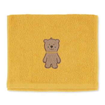 Sterntaler Ręcznik dziecięcy Ben żółty 50 x 30 cm