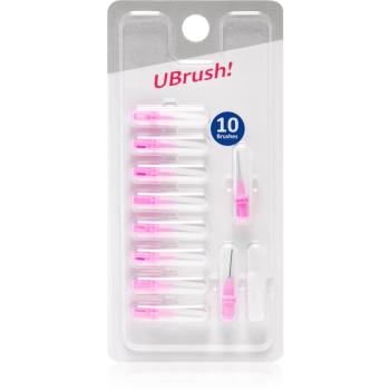 Herbadent UBrush! zapasowe szczoteczki międzyzębowe 0,7 mm Pink 10 szt.