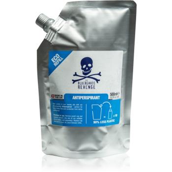 The Bluebeards Revenge Antiperspirant Refill Pouch antyperspirant roll-on dla mężczyzn napełnienie 500 ml