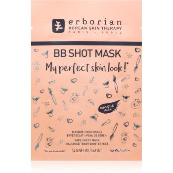 Erborian BB Shot Mask maseczka płócienna o działaniu rozjaśniającym 14 g