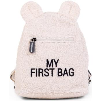 Childhome My First Bag Teddy Off White plecak dla dzieci 20x8x24 cm