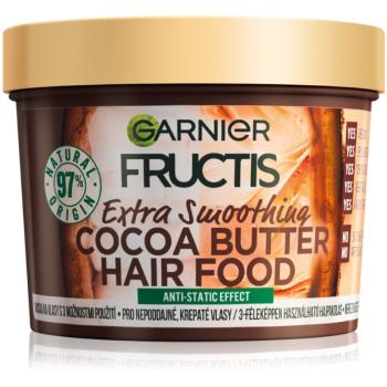Garnier Fructis Cocoa Butter Hair Food odżywcza maska do włosów z masłem kakaowym 390 ml