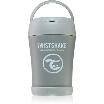 Twistshake Stainless Steel Food Container Grey termos do żywności 350 ml