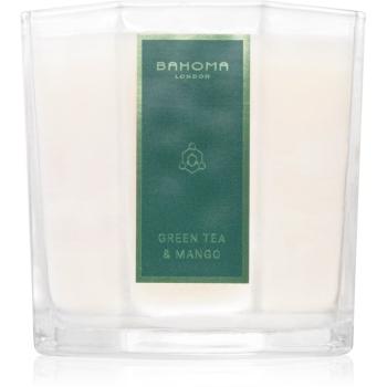 Bahoma London Octagon Collection Green Tea & Mango świeczka zapachowa 180 g