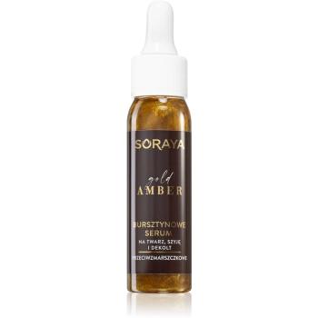 Soraya Gold Amber serum przeciw zmarszczkom do twarzy, szyi i dekoltu 30 ml