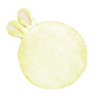 Domarex Poduszka Soft Bunny plus żółty, średnica 35 cm