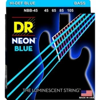 Dr Nbb 45-105 Neon Blue Bass Struny Gitara Basowa