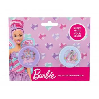 Barbie Barbie Duo zestaw Balsam do ust Barbie + Balsam do ust Unicorn dla dzieci