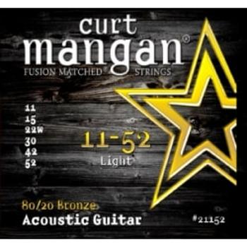 Curt Mangan 11-52 80/20 Bronze Light 21152 Struny Do Gitary Akustycznej
